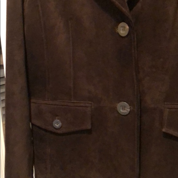 XL Bernardo Brown Leather Jacket - Picture 3 of 8